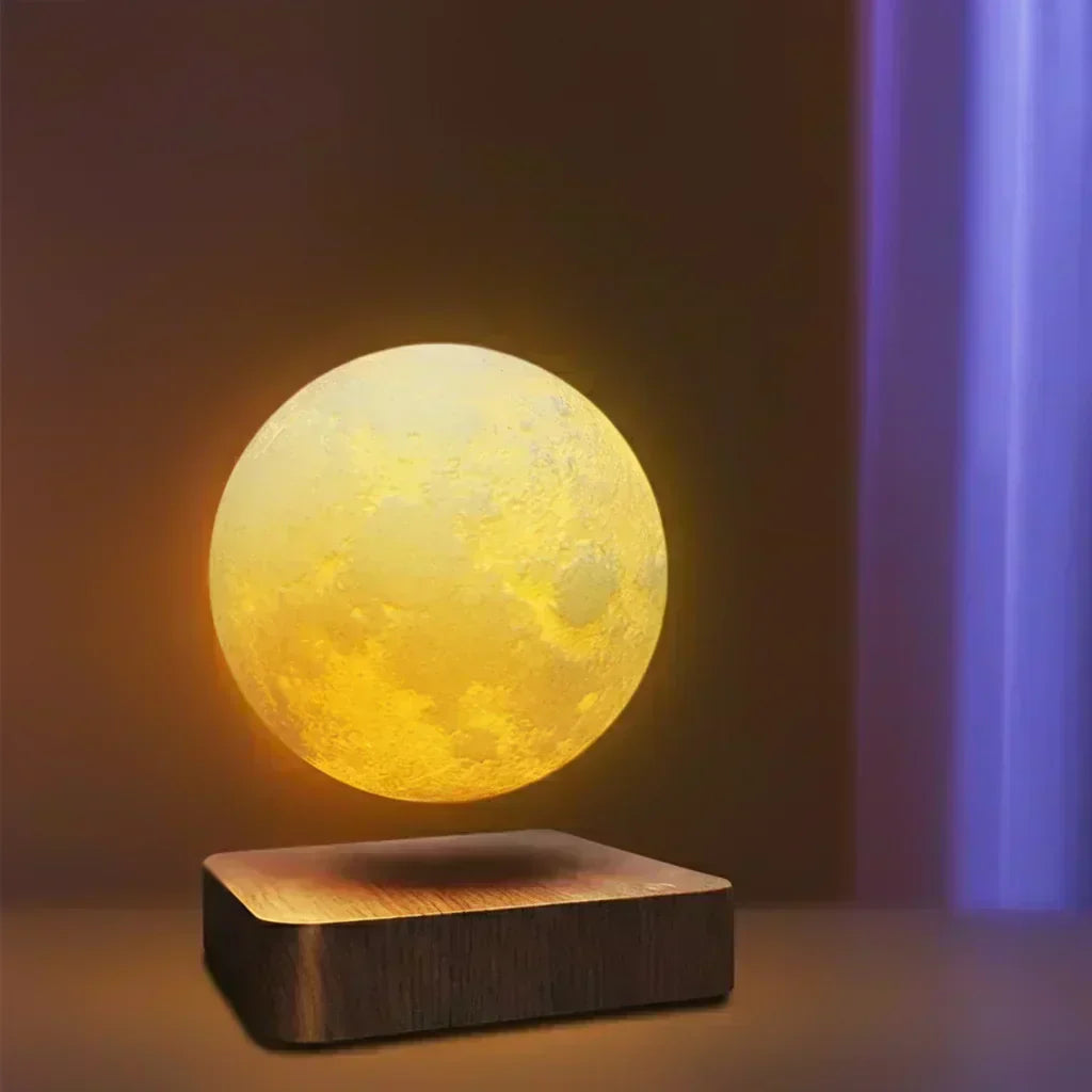 Lampe lune flottante à lévitation magnétique