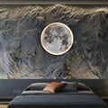 Lampe murale lune 3D - décoration lunaire réaliste