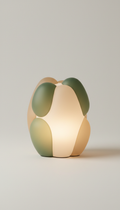 Lampe LED en verre mat minimaliste