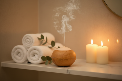 Diffuseur USB Bois - Ambiance salle de bain