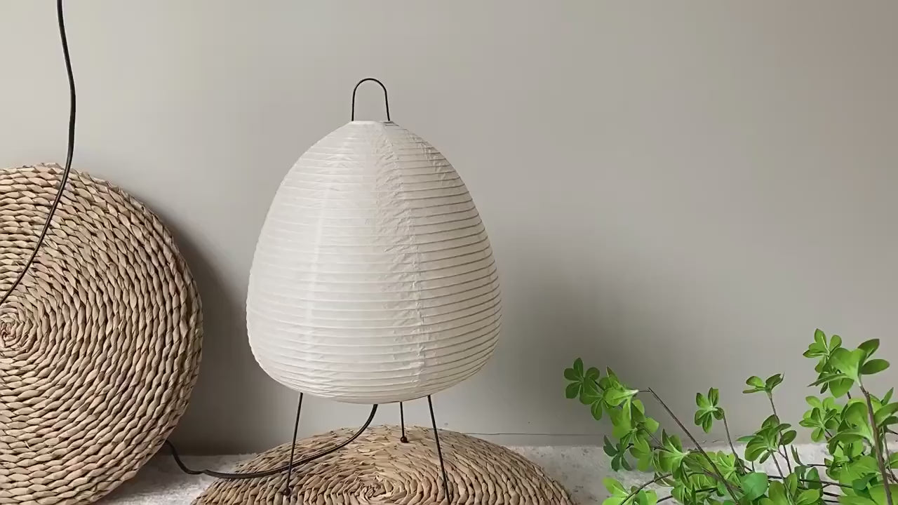 Lampe en Papier de Riz – Éclairage Japonais Élégant & Lumière Douce