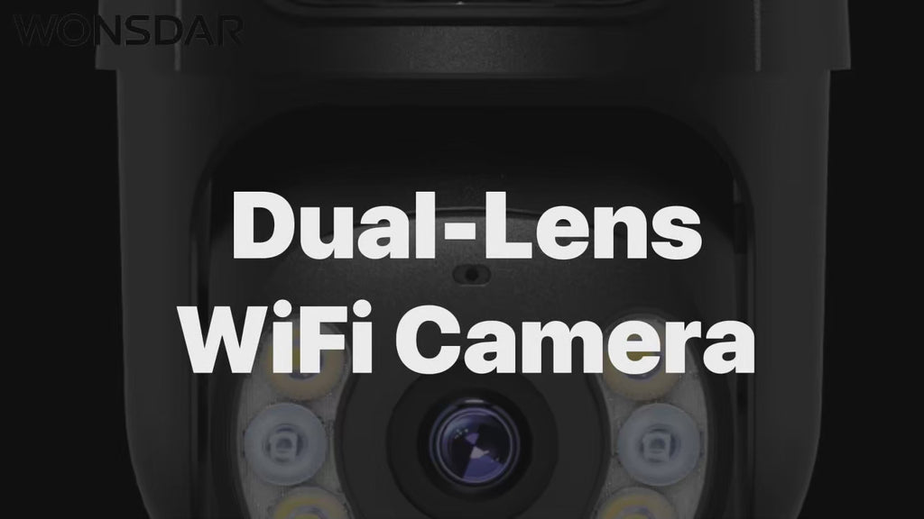 Caméra WiFi 4K 8MP PTZ | Auto-Tracking Maison