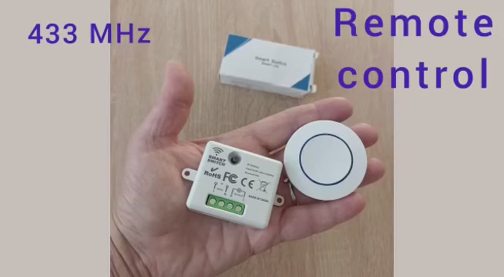 Commutateur RF 433MHz | Télécommande Lumière