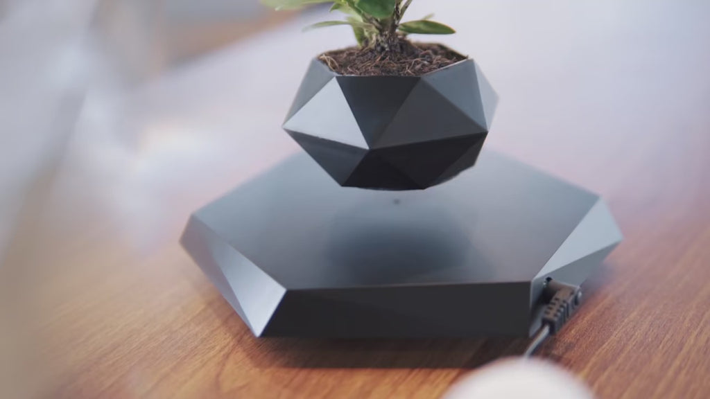 Pot Bonsaï Flottant à Lévitation Magnétique