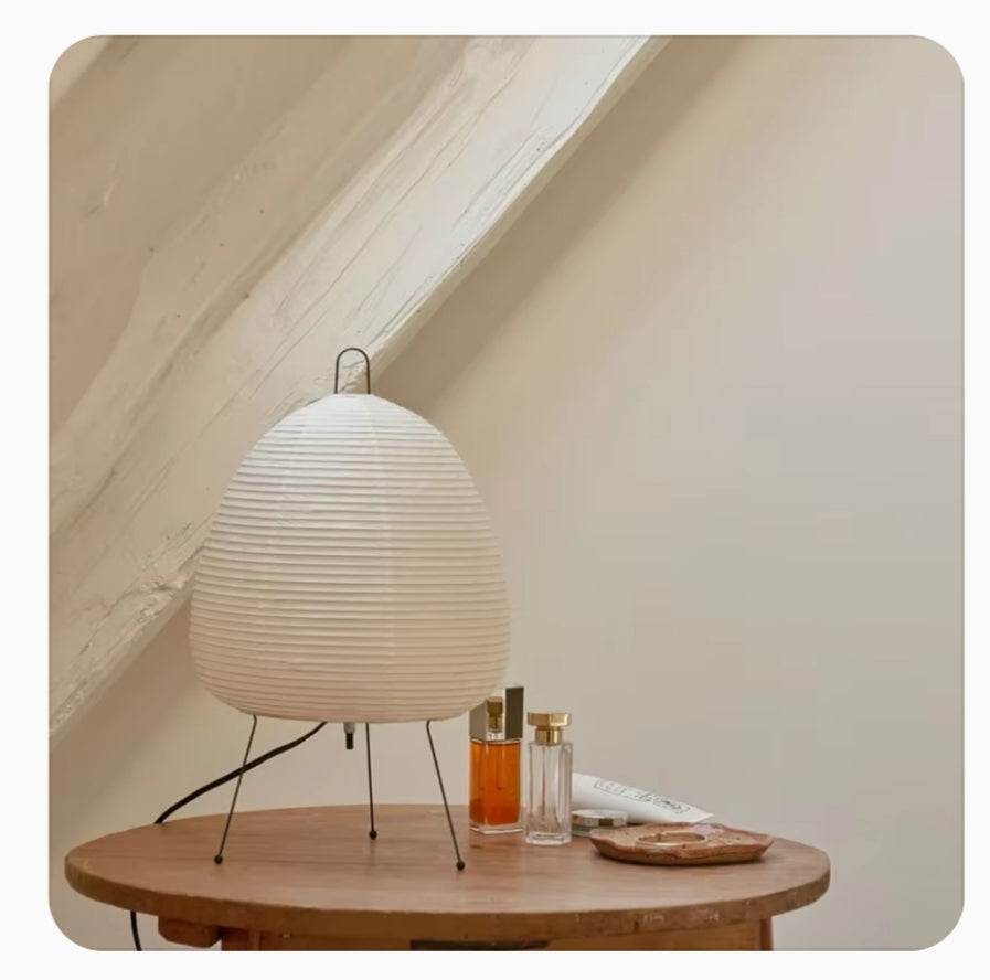 Lampe en Papier de Riz – Éclairage Japonais Élégant & Lumière Douce